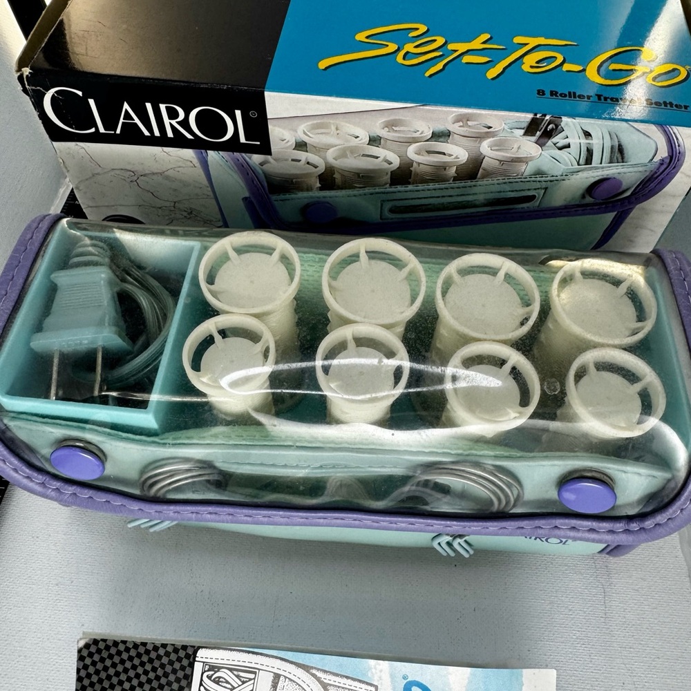 Clairol Set-To-Go Hair Roller Kit - Purple and White - Picture 13 of 17